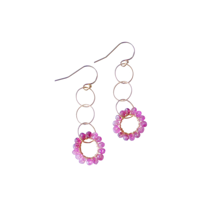 Rosanna Earrings - Pink Tourmaline