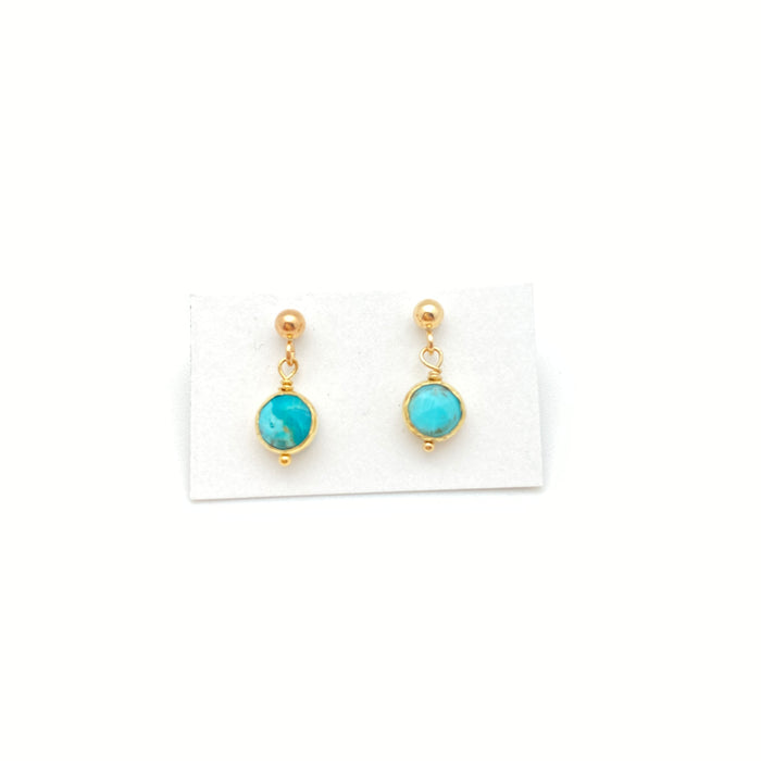 Caitlyn Earrings - Turquoise (Natural)