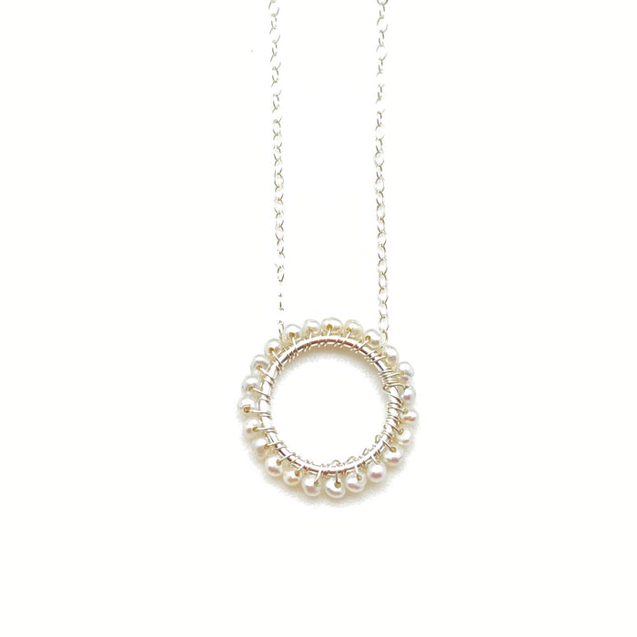 June Birthstone - Circle Necklace