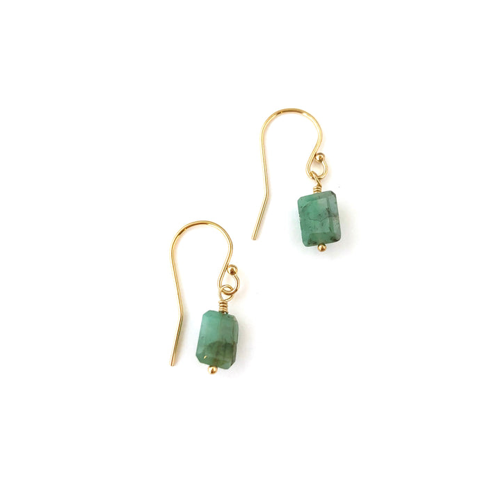 Laura Earrings - Emerald